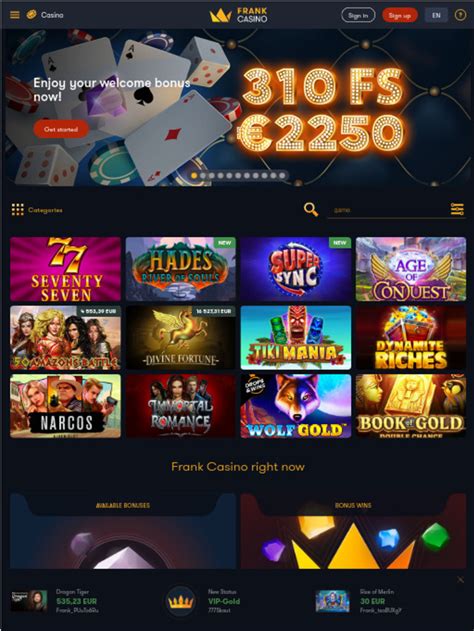frank casino review|Frank Casino Review 2024 – Play Slots and Games Safely .